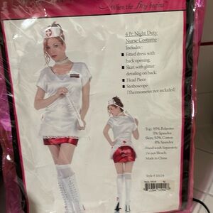 4 PC Night Duty N*rse Costume